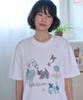 AMBLER Green Apple Graphic Short Sleeve T-Shirt As1313 (White)