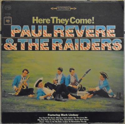 LP Record PAUL REVERE & THE RAIDERS, MARK LIN - Here They Come ! CS9107 COLUMBIA 1965 US Rock Used