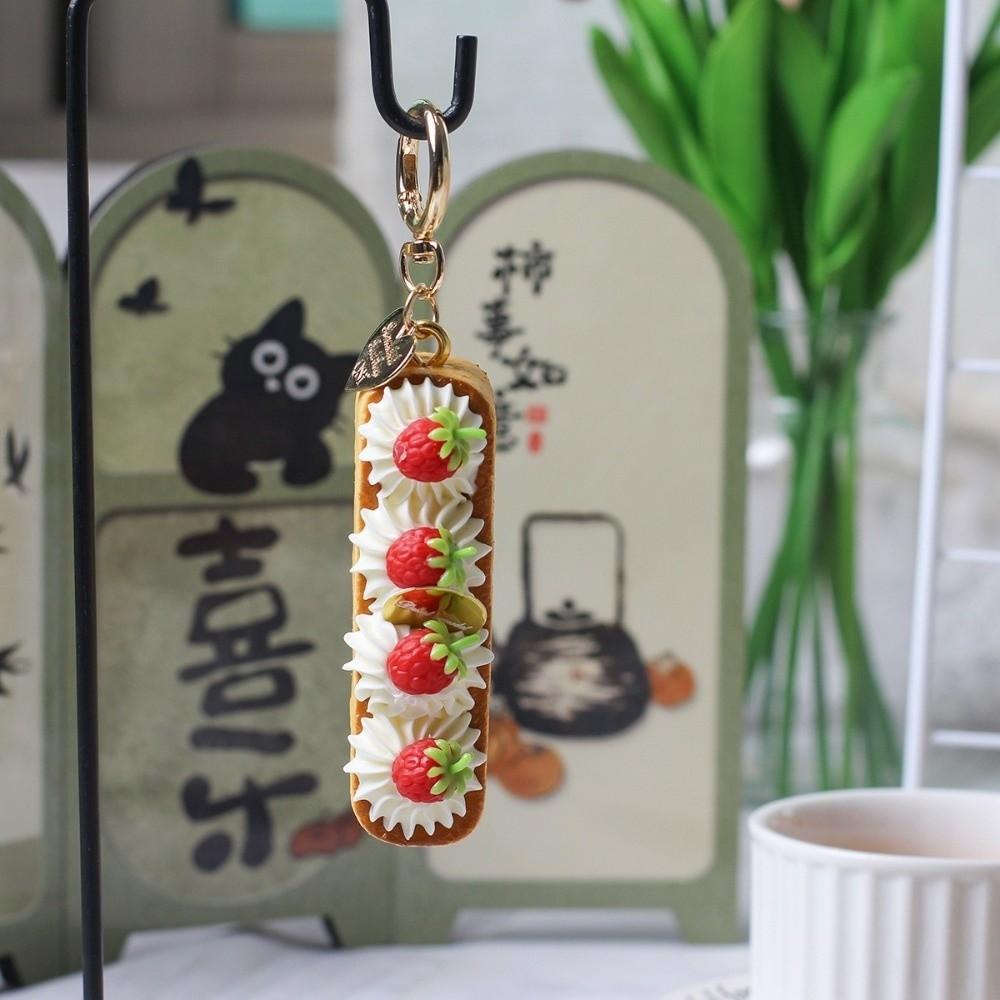 

Exquisite Bag Pendant Simulation Keychain Fashion Fruit Dessert Pendant Gift Style 5