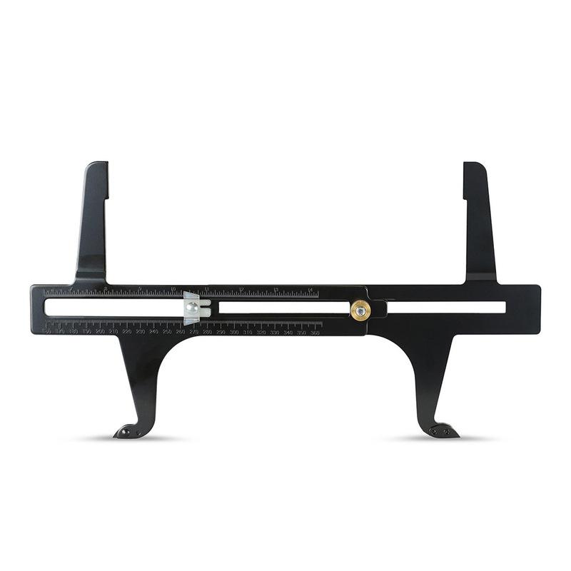 Brake Resetting Gauge Dual Scale Combination Brake Measuring Tool For Rear Drum Brake Lining Shoe Disc Rotors Hand Brakes