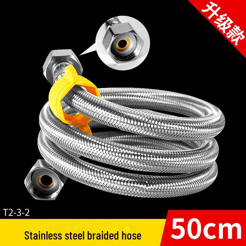 Kunststoffbeschichteter, stahlumflochtener Wasserzulaufschlauch für Wasserhahn/Heizung/Toilette