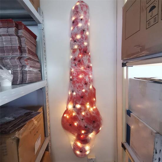 1 Set Realistic Inflatable Fake Corpse Outdoor Scary Corpse Hanging Decoration Creepy Halloween Photography Prop