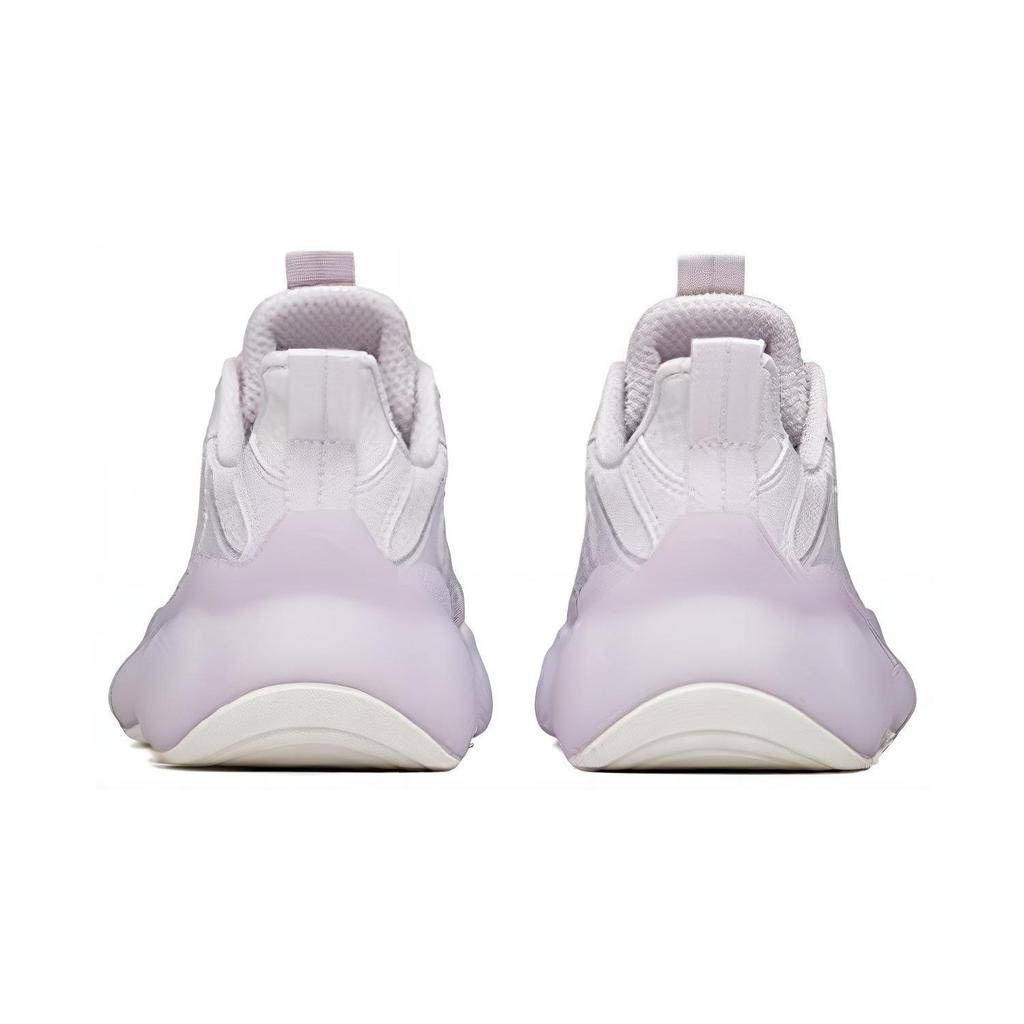 Anta Kids Starry Anti-Slip Shock Absorbing Durable Casual Shoes Kids Shoes White Purple 322238889-4