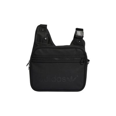 Originals Trefoil Polyurethane Sling Bag, Crossbody Bag Regular Unisex Pure Black