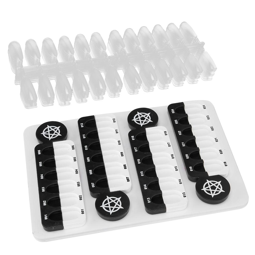 24 Grids Nail Color Display Board Magnetic Nail Display Rack Color Showing Shelf Card Chart