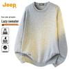 Men's Loose Fit Round Neck Knit Sweater