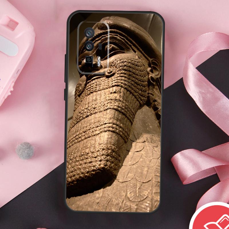 Lamassu Assyrian Mesopotamian Case For Xiaomi 13 14 Ultra 11T 12T 13T Pro 12 Lite POCO X6 Pro F5 M6 X5 X3 F3 M5s F6 Cover