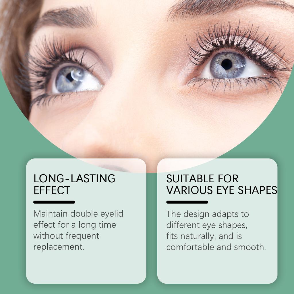 Eelhope Double Eyelid Tape Set, Eye Makeup, Skin-Colored, Self-Adhesive, Firm, Natural, Comfortable, Gentle, Breathable
