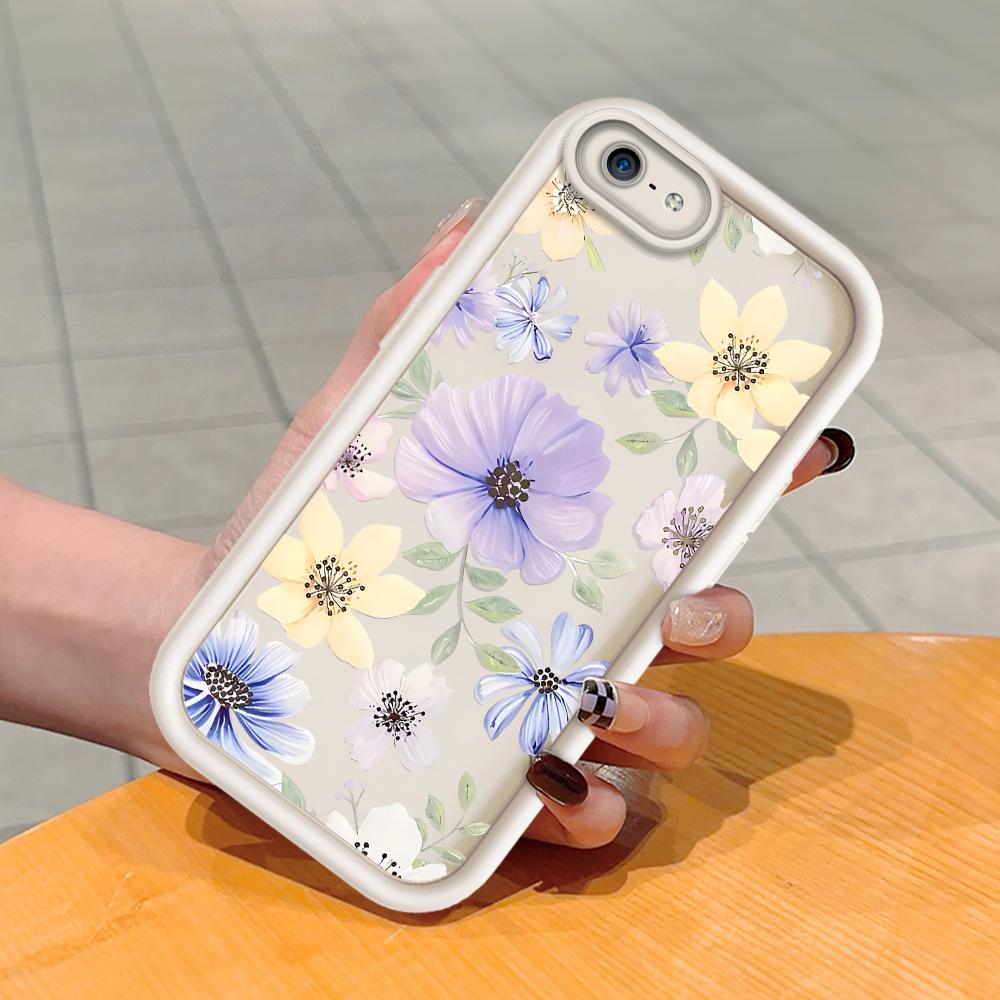 Soft Silicone Square Ladder Printing Pattern Phone Casing Full Cover Camera Shockproof Protection Rubber Case for iPhone Infinix Tecno OnePlus