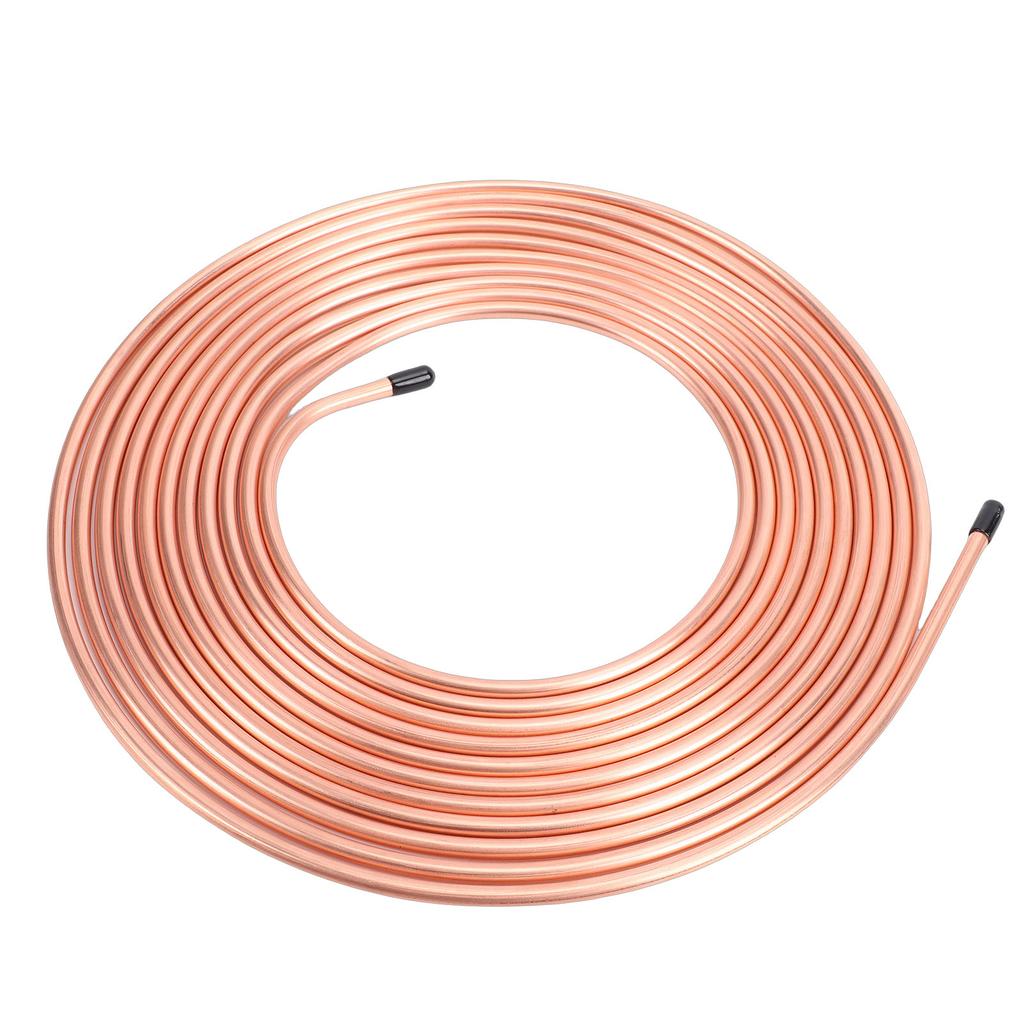 1 4in 25FT Brake Line Tubing Galvanized Replacement Brake Line Roll for Automotive Truck Brake System