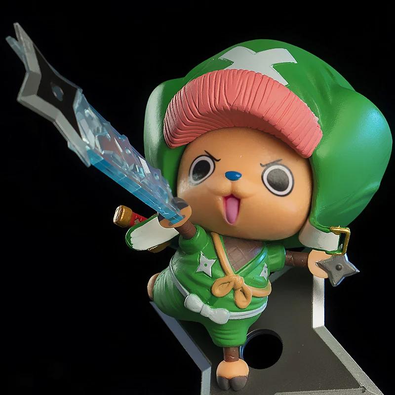 One Piece PVC Action Figure Kimono Ninja Tony Tony Chopper Anime Figure Collection Model Dolls Kid Gift Toys Decoration