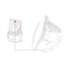 Food-grade Silicone Valve/Membrane Easy Installation Breast Pump Accessories Leakproof for Momcozy M5 Repair Part