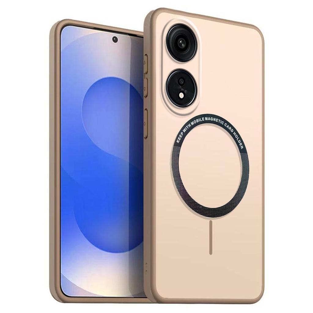 Frosted Semi Clear Magnetic Phone Case for OPPO A78 5G Soft TPU Cover