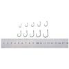 100Pcs/Lot Fishing Hooks High Carbon Steel Black Bait Holder Fish Hook Set