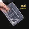 Disposable Divided Rectangular Takeaway Food Containers