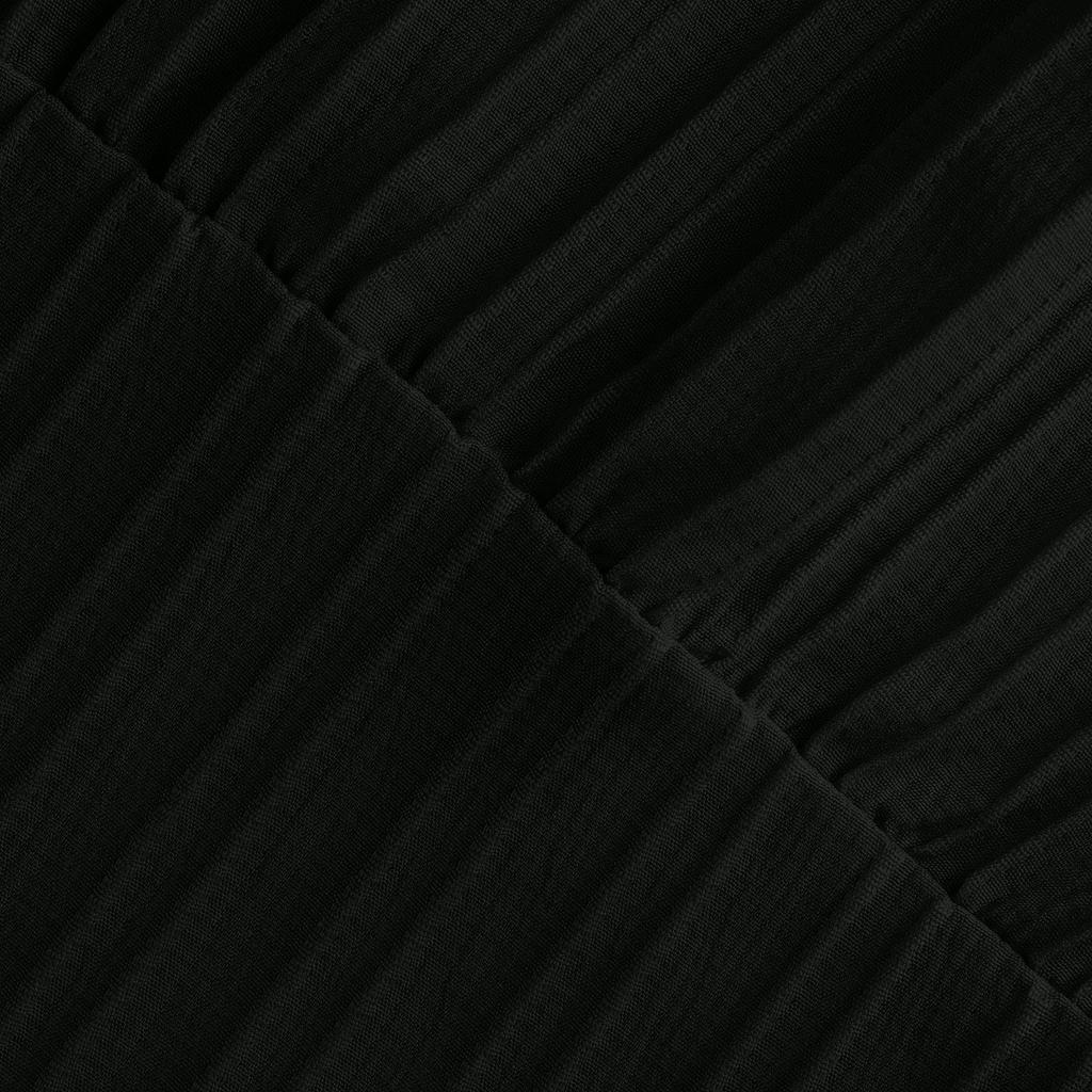 Letní jednobarevné volánkové šaty