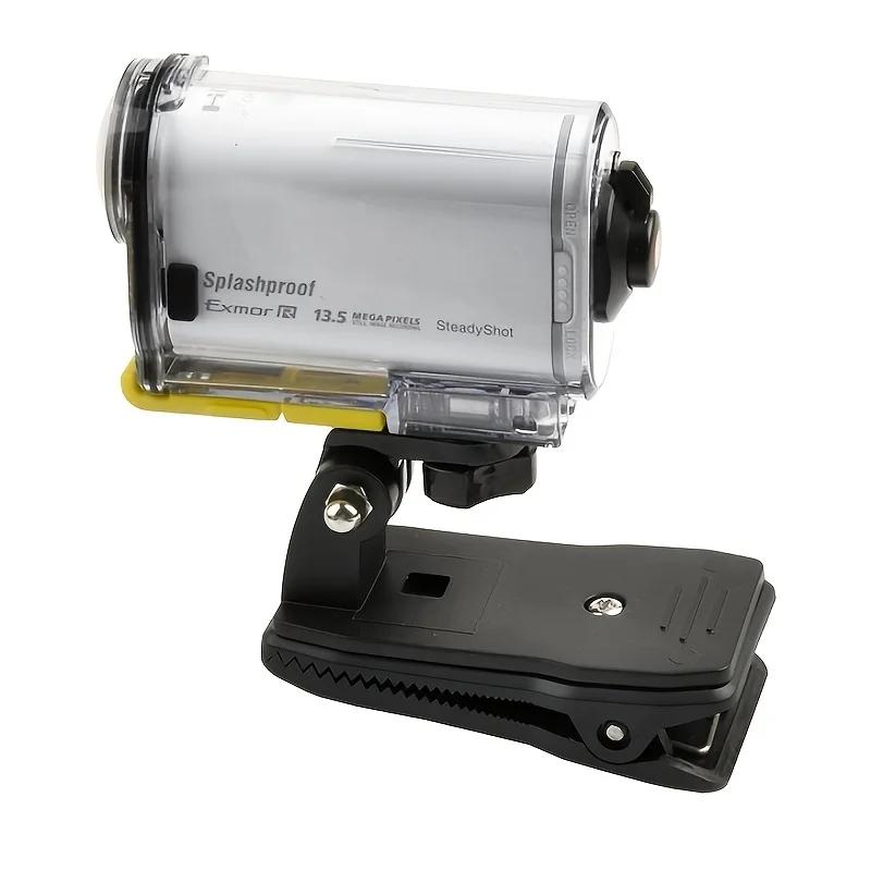 Backpack Strap Clip 360 Degree Rotation Hat Belt Clamp Mount For Gopro Hero 12 11 10 9 8 Action Camera Accessories