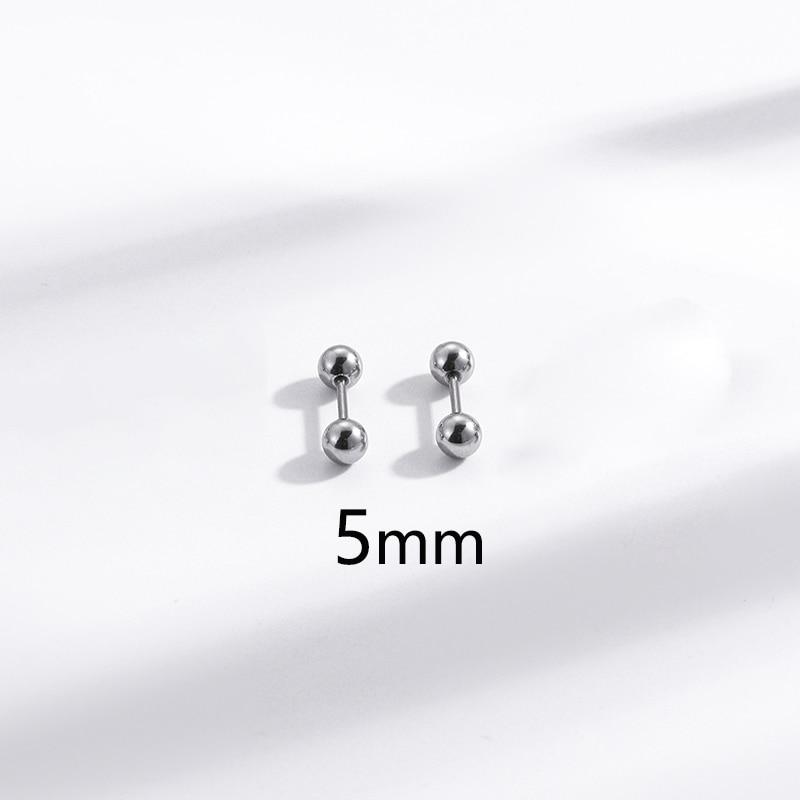 Nytt kirurgiskt stål Brosk Helix Öronpiercingar Tragus Ball Studs Skivstångsörhänge Mode Kroppssmycken