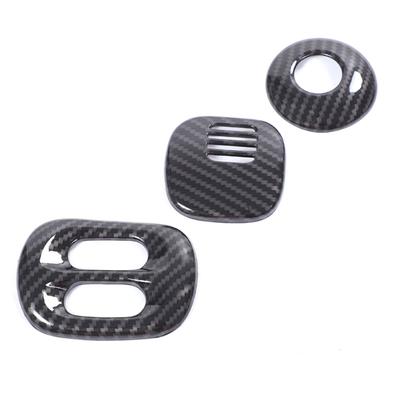 ABS Carbon Fiber For Chevrolet Corvette C5 1998-2004 Car Engine Start Fog Light Switch Decorative Frame Car Interior Accessories