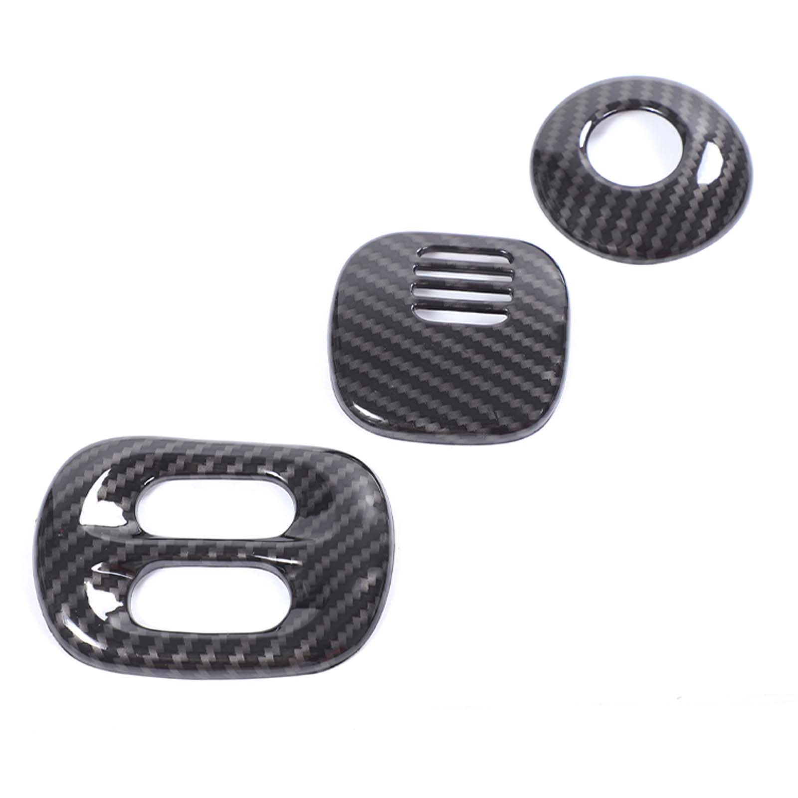 

For Chevrolet Corvette C5 1998-2004 ABS Carbon Fiber Car Engine Start Fog Light Switch Decorative Frame Car Interior Accessories Carbon Fiber