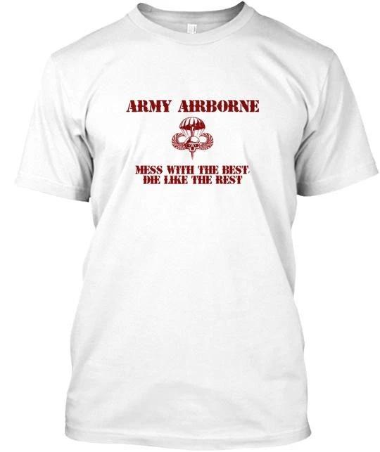 

Military Army Airborne Tee T shirt Made in the USA Size S to 5XL M