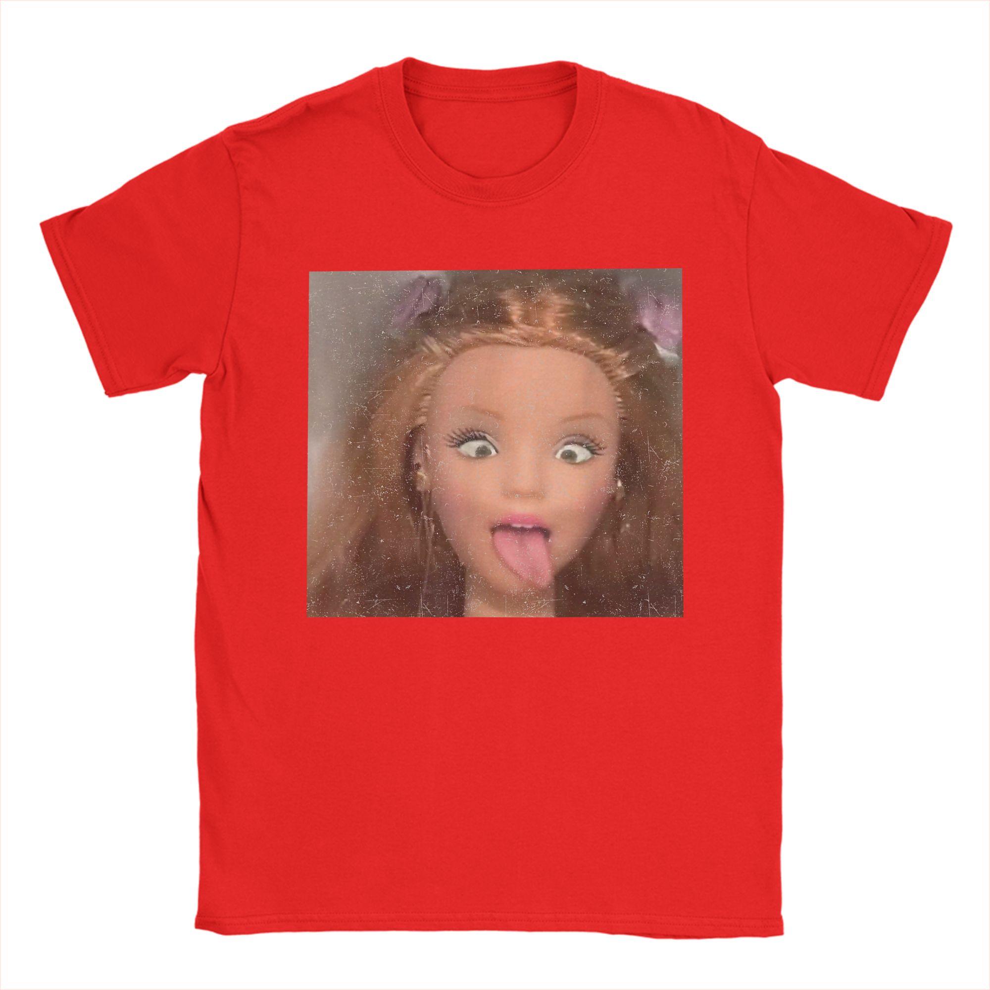 Funny Disgusting Doll Face Meme Unisex Women TShirt Harajuku TShirts Short Sleeve Tshirt Summer 100 Cotton O Neck Plus Size Tees S