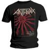 Men's Anthrax Live In Japan T-shirt XX-Large Black