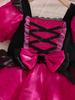 Fuchsia Lolita Kuromi Princess Dress for Girls' Stage Party