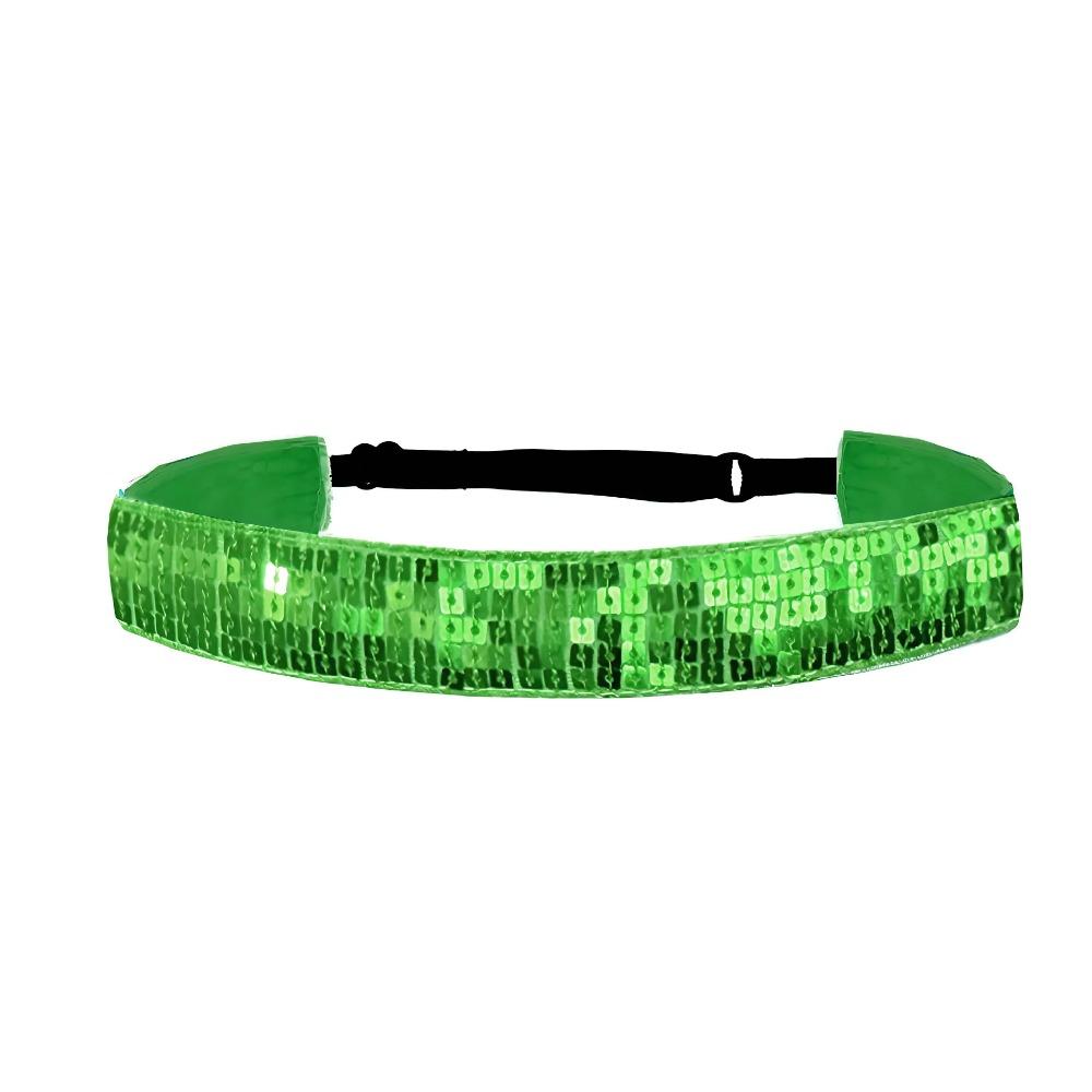 Sequin Headband for Women, Adjustable Anti-slip Elastic Hair Band Multiple Colors Sports Yoga Daily Hair Accessories