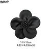 5 Pcs Black White Hand Sewn Colored Ding Cloth With Flower Clothing Patch DIY Clothing Accessories 11CM
