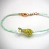 Lemon Vegetables Hand Chain Orange Strawberry Cherry Bangle Aesthetic Beaded Fruits Bracelet  Gift