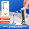 Dishwashing Liquid Dispenser, Soap Dispenser, Kitchen Sink, Sink, Dishwashing Liquid Bottle Presser, Extension Tube Magic Tool