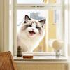 Cute Animal Peeking Window Cling Funny Cat/Dog/Donkey Window Sticker Removable Static Decals for Bedroom