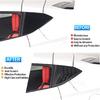Rear Side Window Louver Cover Compatible with Chevrolet Corvette C8 2020-2025, Rear Window Shutters Trim Cover, Air Vent Scoop Shades Trim