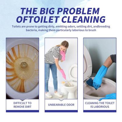 Nettoyant Mousse Puissant pour Toilettes 12 pièces Pour l'Élimination de la Saleté Jaune et le Contrôle des Odeurs pour Salle de Bain Usage Domestique