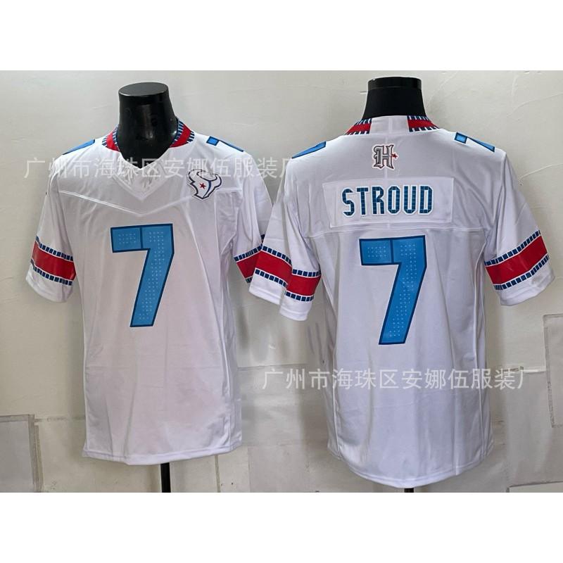 2026 Houston Texans Football Jersey 55 Short Sleeve Embroidered Sports Team Uniform