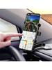 1pcs New Universal Car Phone Holder Dashboard Cell Phone Car Holder Rear View Mirror Sun Visor Baffle Mobile Phone Mount Clip Car Gadgets