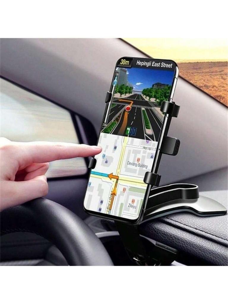 1pcs New Universal Car Phone Holder Dashboard Cell Phone Car Holder Rear View Mirror Sun Visor Baffle Mobile Phone Mount Clip Car Gadgets
