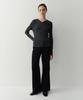 EAAH Relaxed Flare Denim Pants (Black)