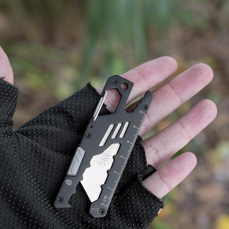Coltello Multifunzione Utilità Acciaio Inossidabile Coltello per Piantare Carta Coltello Creativo Multifunzione per Aprire Pacchi