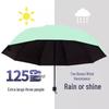 12-Rib Dual-Use Sun & Rain Umbrella for Men & Women - Large, UV Protection, Folding Double-Person Design