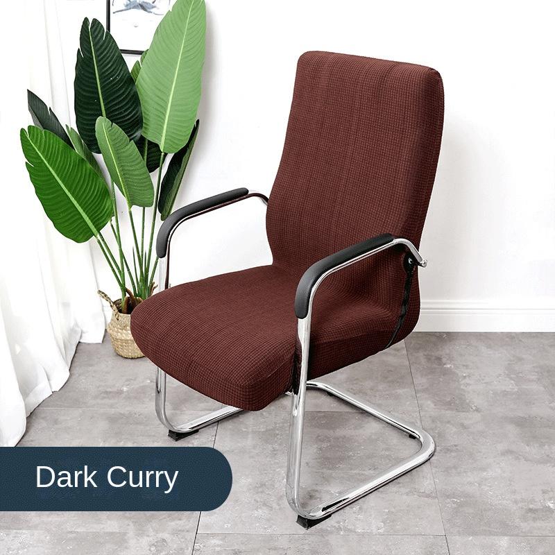 

Флисовый чехол для компьютерного кресла, водонепроницаемый, эластичный, чехол для офисного кресла, чехлы для подлокотников, вращающихся кресел для кинотеатров, интернет-кафе L