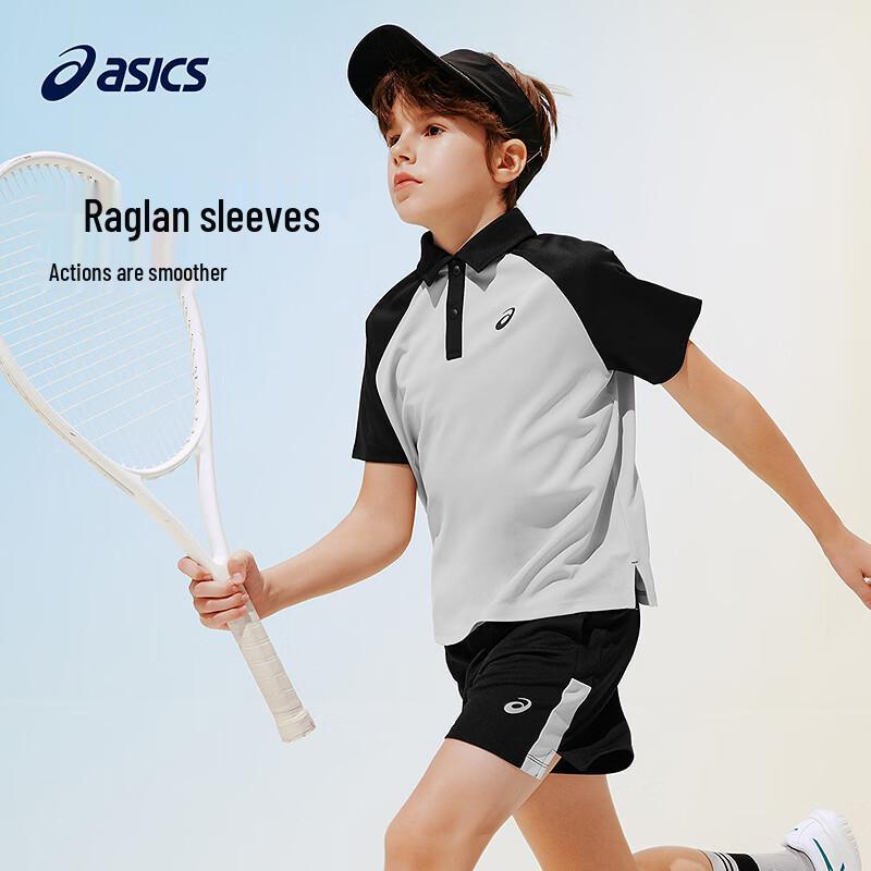 Asics Kids  2026 Quick-Dry Raglan Sleeve Polo T-Shirt 120