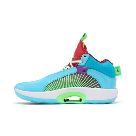 

Air Jordan Джейсон Тейтум x Air Jordan 35 PF GS Найбільший подарунок DJ9884-400 EU 37.5 зелений/синій