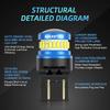 MAXGTRS 2x LED T20 1157 BAY15D Car Lights P21/5W P27/7W BA15D 7443 W21/5W LED Turn Signal Brake Reverse Tail Lamp