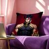 Anime RRecord of Ragnarok Qin Shi Huang Square DoubleSided printed Pillow Case Bedroom Bedside Pillow Sofa Cushion Cover