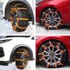 10/20PCS Car Tire Chains Winter Snow Anti-Skid Tyre Cable Ties Auto Outdoor Snow Tire Tyre Anti Skid Chain Emergency Accessories