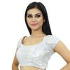 Indian Designer Ready-Made Stitched Party Wear Sequins Blouse Crop Top