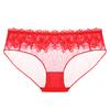 Perspective Mesh Ultra-thin Panties Women's Sexy Lace Temptation Low Waist Seamless Hot Women's Briefs