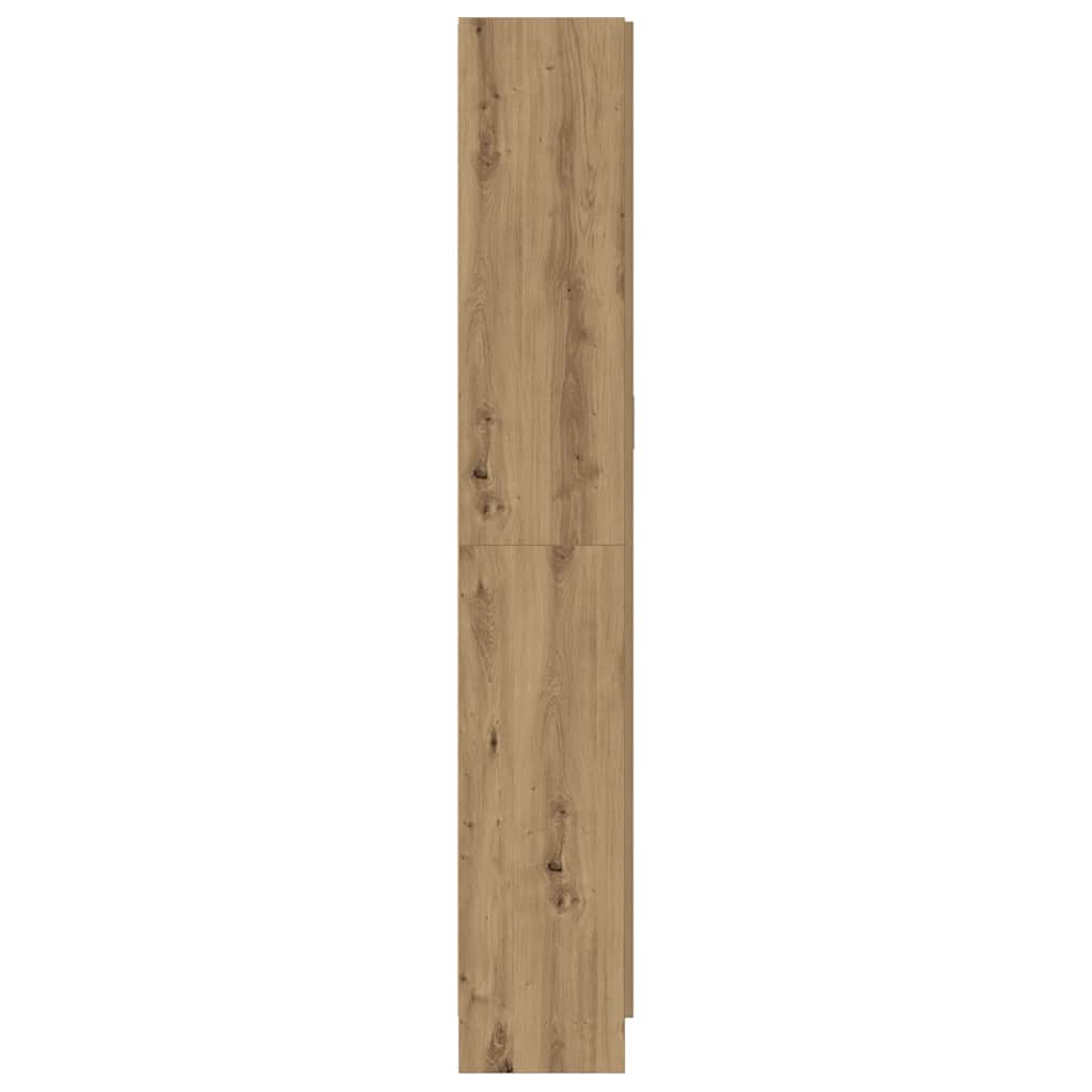 Vidaxl Szafka, Dąb Artisan, 82,5X30,5X185 Cm, Materiał Drewnopochodny